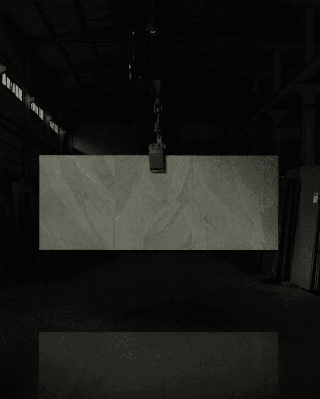 Steinoptik — Spotlight aus