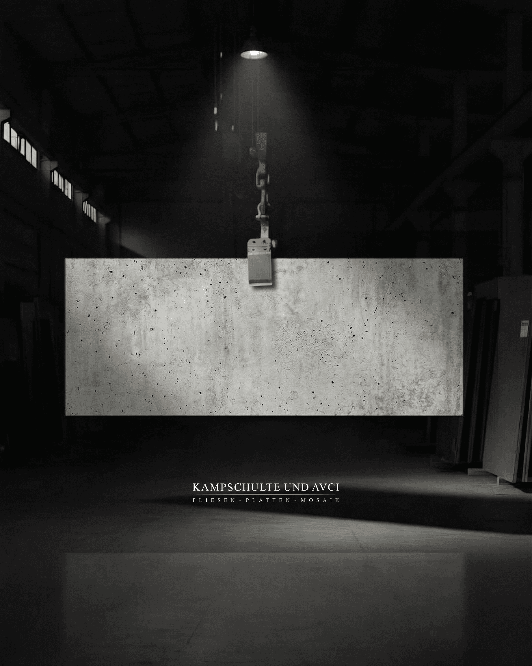 Fliesen in Betonoptik — Spotlight an